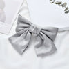 Women's Handmade Doublelayer Satin Large Bow Fabric Hair Clip Top Clip Hair Accessory