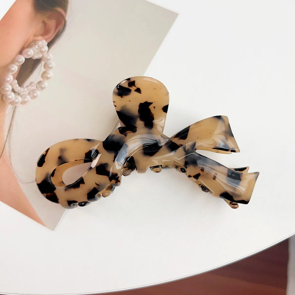 Women's Handmade Elegant Geometric Acetic Acid Hairclip Grab Clip Ponytail Clip Hair Accessories