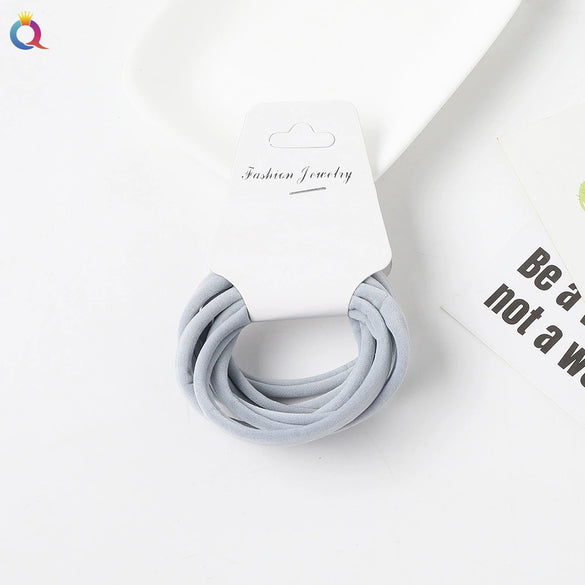 Women's Handmade Fabric High Elastic Seamless Hair Ring