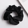 Women's Handmade Fabric Rabbit Ear Hair Clip Solid Color Satin Flower Hair Accessory
