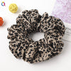 Women’s Handmade Fabric Scrunchie Hair Tie With Polka Dot And Leopard Print Patterns Elegant Hair Accessory Wholesale