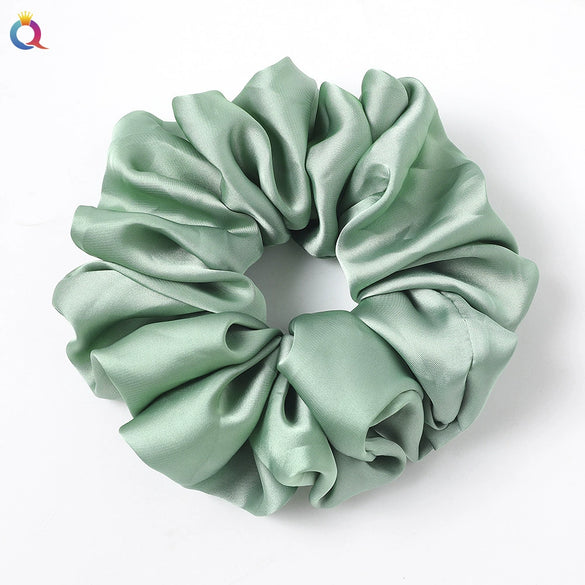 Women’s Handmade Fabric Scrunchie Hair Tie With Polka Dot And Leopard Print Patterns Elegant Hair Accessory Wholesale