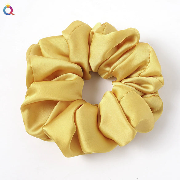 Women’s Handmade Fabric Scrunchie Hair Tie With Polka Dot And Leopard Print Patterns Elegant Hair Accessory Wholesale