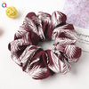 Women’s Handmade Fabric Scrunchie Hair Tie With Polka Dot And Leopard Print Patterns Elegant Hair Accessory Wholesale