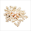 Women's Handmade Freshwater Pearl And Gold Plated Copper Flower Brooch