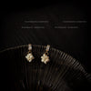 Women's Handmade Freshwater Pearl And Zircon Geometric Earrings Elegant High End Ear Jewelry