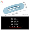 Women's Handmade Frosted Colorful Resin Duckbill Hair Clip Large Side Clip For Bangs