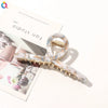 Women's Handmade Geometric Acetate Large Crossshaped Hair Claw Clip Statement Hairpin