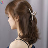 Women's Handmade Geometric Acetate Large Crossshaped Hair Claw Clip Statement Hairpin