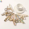 Women's Handmade Geometric Acetate Large Crossshaped Hair Claw Clip Statement Hairpin
