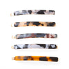 Women's Handmade Geometric Acetate Side Hair Clip Elegant Minimalist Bangs Barrette