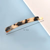 Women's Handmade Geometric Acetate Side Hair Clip Elegant Minimalist Bangs Barrette