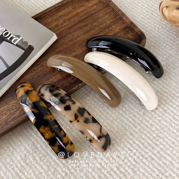 Women's Handmade Geometric Acetic Acid Spring Clip Hairpin Hair Accessories