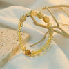 Women's Handmade Geometric Artificial Crystal Bracelet