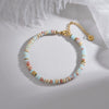 Women's Handmade Geometric Beaded Pearl Stainless Steel Bracelet