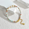 Women's Handmade Geometric Beaded Pearl Stainless Steel Bracelet