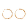 Women's Handmade Geometric Cshaped Iron Earrings Elegant Minimalist Jewelry Wholesale
