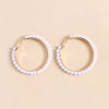 Women's Handmade Geometric Cshaped Iron Earrings Elegant Minimalist Jewelry Wholesale