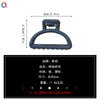 Women's Handmade Geometric Hollow Out Hair Shark Clip Simple Elegant Hair Accessory