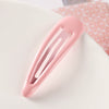 Women's Handmade Geometric Metal Water Drop Hair Clips Cute Candy Color Side Bangs Hair Accessories