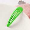 Women's Handmade Geometric Metal Water Drop Hair Clips Cute Candy Color Side Bangs Hair Accessories