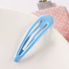 Women's Handmade Geometric Metal Water Drop Hair Clips Cute Candy Color Side Bangs Hair Accessories