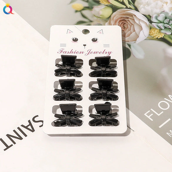 Women's Handmade Geometric Mini Hair Clip Small Grip Clip For Bangs And Loose Hair Casual Colorful Design