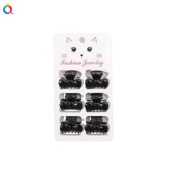 Women's Handmade Geometric Mini Hair Clip Small Grip Clip For Bangs And Loose Hair Casual Colorful Design
