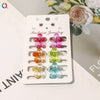 Women's Handmade Geometric Mini Hair Clip Small Grip Clip For Bangs And Loose Hair Casual Colorful Design