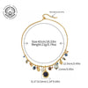 Women's Handmade Geometric Style Necklace With Lapis Lazuli Freshwater Pearl And Other Materials