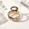 Women's Handmade Geometric Triangle Hollow Hair Clip In Acetate And Alloy Light Luxury Hair Accessory