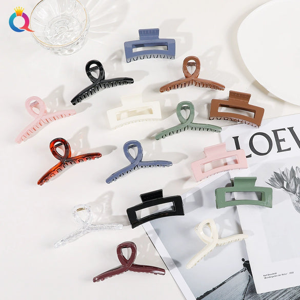 Women's Handmade Glossy Duckbill Hair Clip Shark Clip For Simple Updos Wholesale Hair Accessory