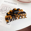 Women's Handmade High Sense Geometric Acetic Acid Hair Grab Clip