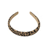 Women's Handmade Leopard Print Knitted Scrunchie Hair Tie Cloth Hair Accessory Wholesale