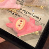 Women's Handmade Mixed Materials Heart Cartoon Bangs Hair Clip