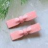 Women's Handmade Mixed Materials Polka Dot Duckbill Bow Headwear Hair Clip