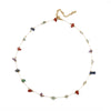 Women's Handmade Natural Stone And Stainless Steel Geometric Clavicle Chain Necklace