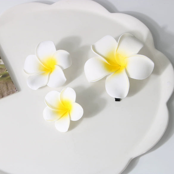 Women's Handmade Plant Flowers Side Clip Hairpin