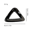 Women's Handmade Plastic Geometric Hollow Triangle Hair Grip Clip Simple Fashion Hair Accessory