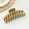 Women's Handmade Plastic Resin Shark Clip Simple Hair Accessories