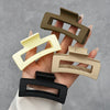 Women's Handmade Plastic Resin Shark Clip Simple Hair Accessories