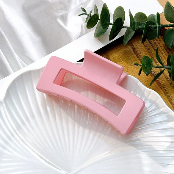 Women's Handmade Plastic Resin Shark Clip Simple Hair Accessories