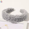 Women's Handmade Plush Lamb Wool Hair Hoop Hair Clip Headband Hair Accessories For Autumn And Winter