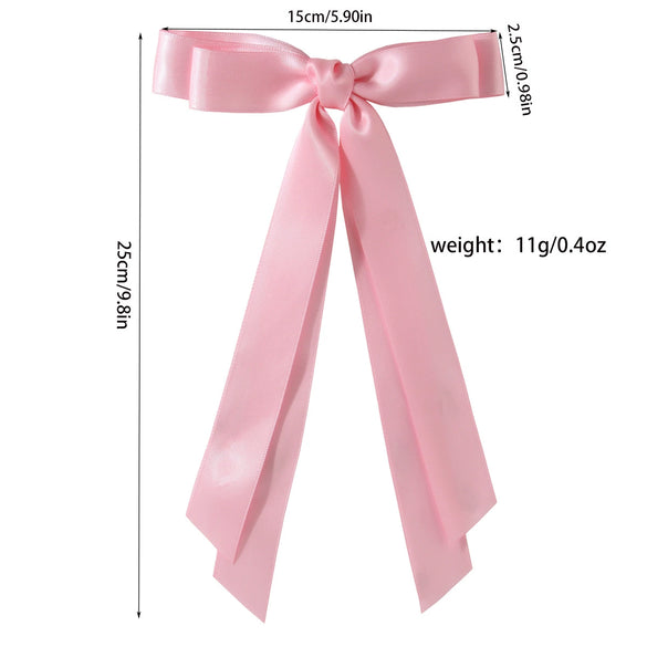 Women's Handmade Polyester Double Layer Bow Ribbon Hairpin Cloth Material Hair Accessory