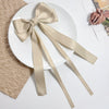 Women's Handmade Polyester Fiber Bow Hairpin Headwear Clip