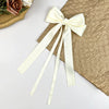 Women's Handmade Polyester Fiber Bow Hairpin Headwear Clip