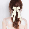 Women's Handmade Polyester Fiber Double Bow Duckbill Hair Clip Accessories