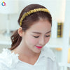 Women's Handmade Printed Satin Cloth Headband Simple Puffed Hair Band For Everyday Wear