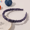Women's Handmade Printed Satin Cloth Headband Simple Puffed Hair Band For Everyday Wear