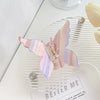 Women's Handmade Pvc Hair Grab Clip Light Luxury Style Phantom Stripe Shark Clip